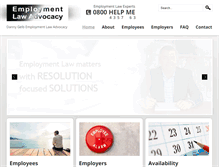 Tablet Screenshot of employmentlaw.net.nz